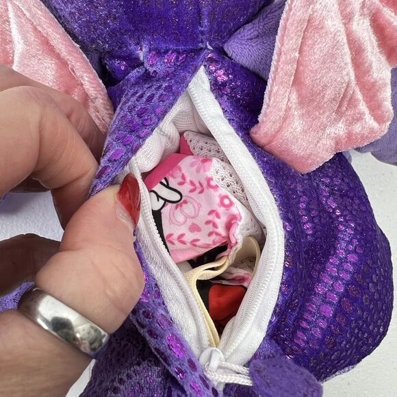 Scentsy Buddy Snap Dragon Purple Aromatherapy Plush Disney Minnie Love Scent Pak - Picture 14 of 16